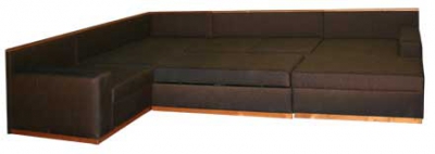 Угловой диван «Магнат» с оттоманкой