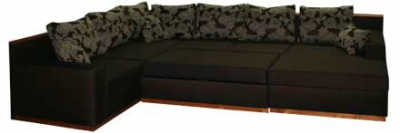 Угловой диван «Магнат» с оттоманкой